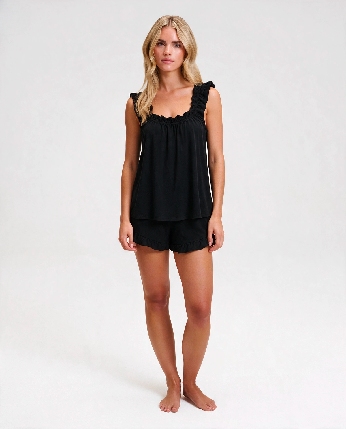 Mjukt Sommar Pyjamas Set Dam