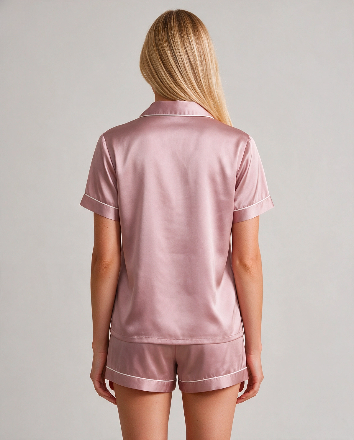 Silke Satin Shorts Pyjamas Set Dam