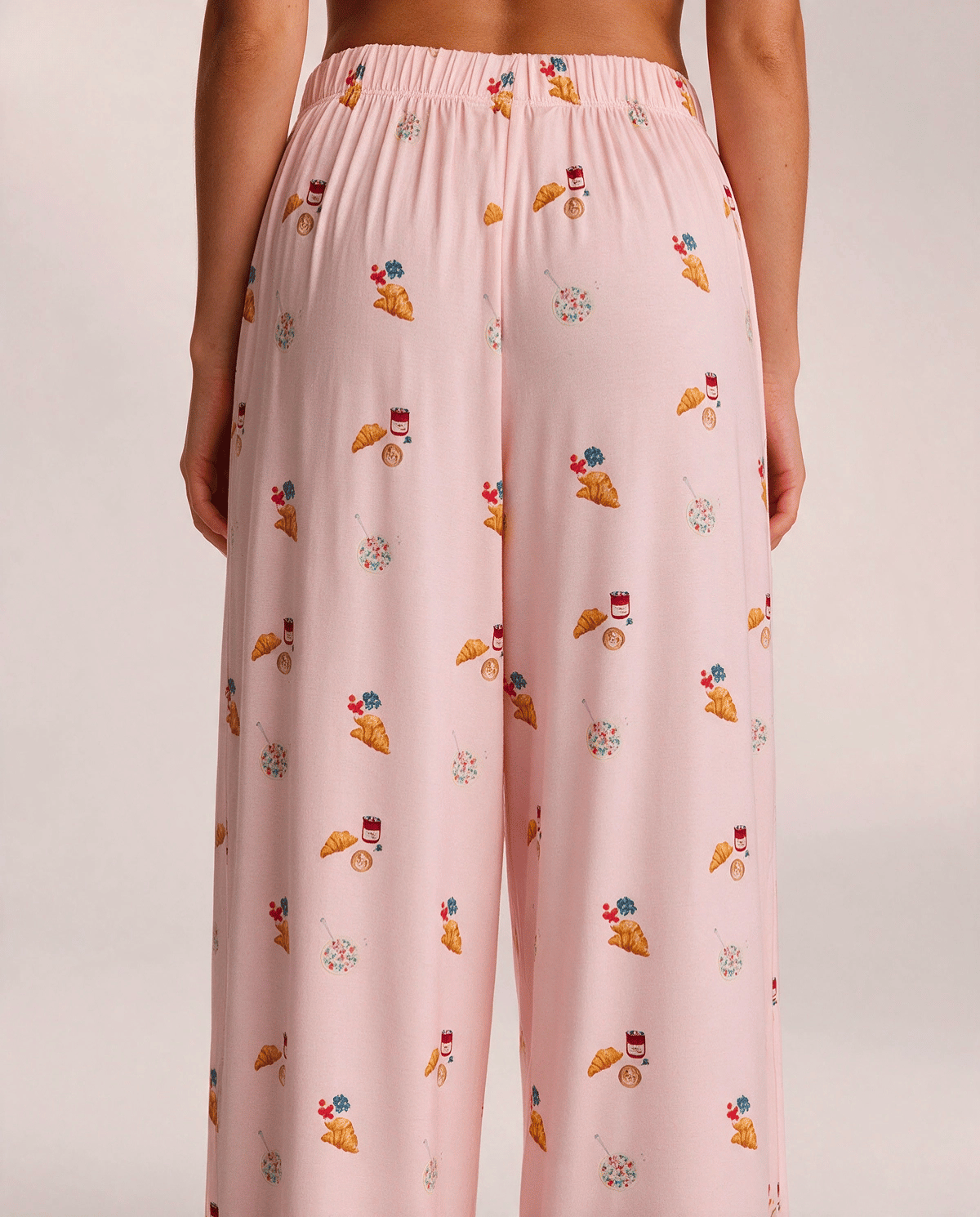 Mönstrat Skjortpyjamas Set Dam