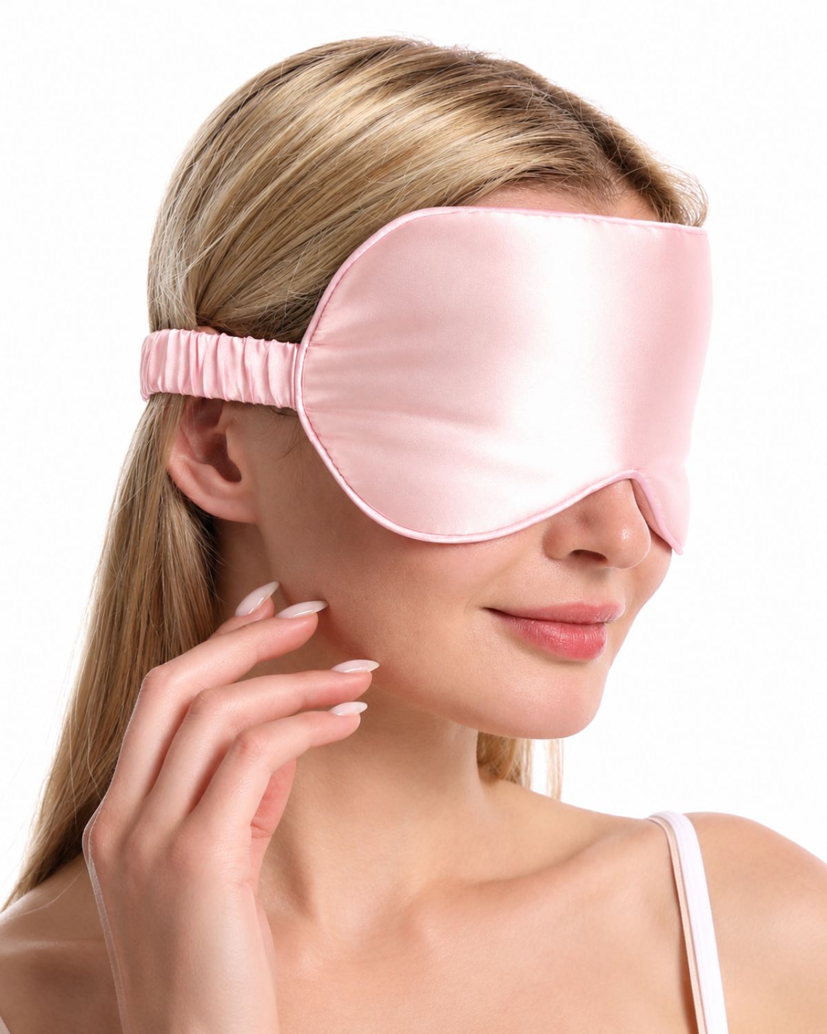Sovmask Silke Pastellrosa