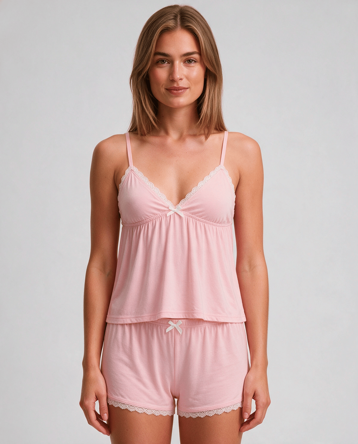 Mjukt Babydoll Pyjamas Set Dam