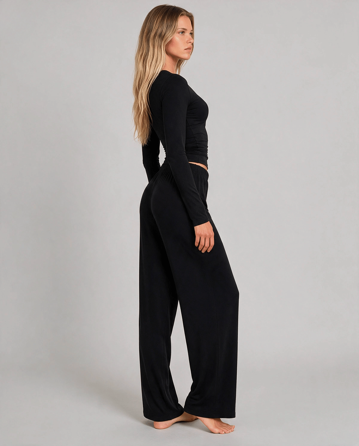 Jersey Longsleeve Loungewear Set Dam