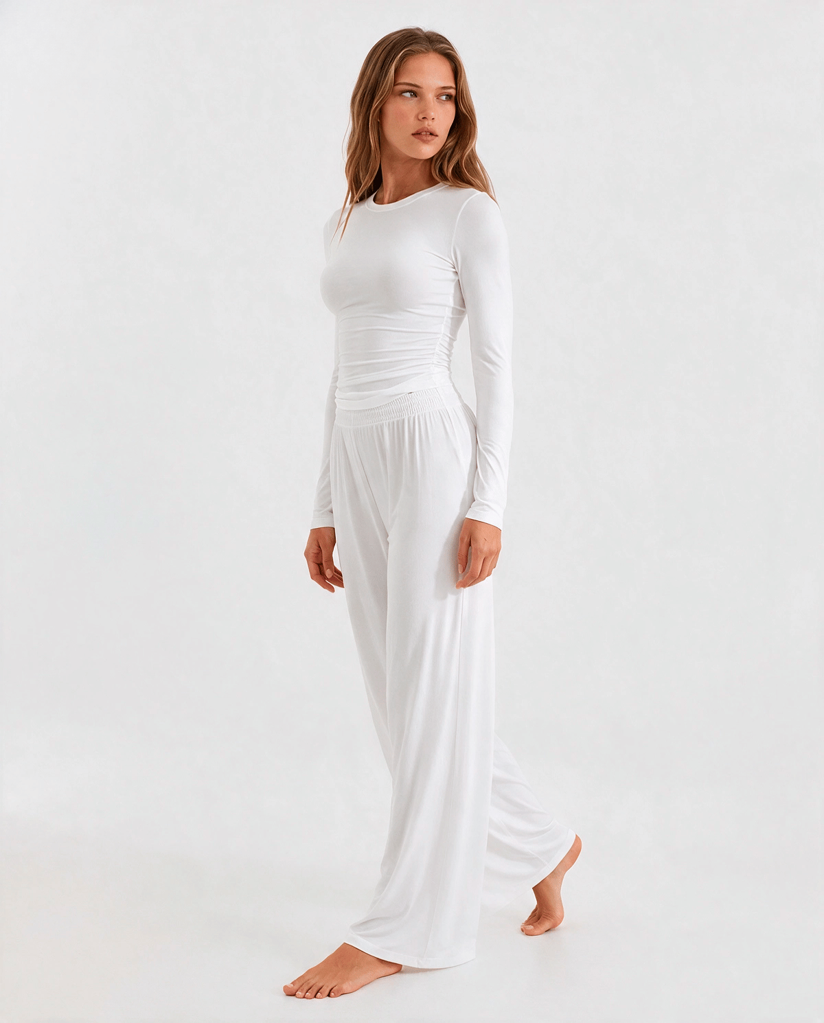 Jersey Longsleeve Loungewear Set Dam
