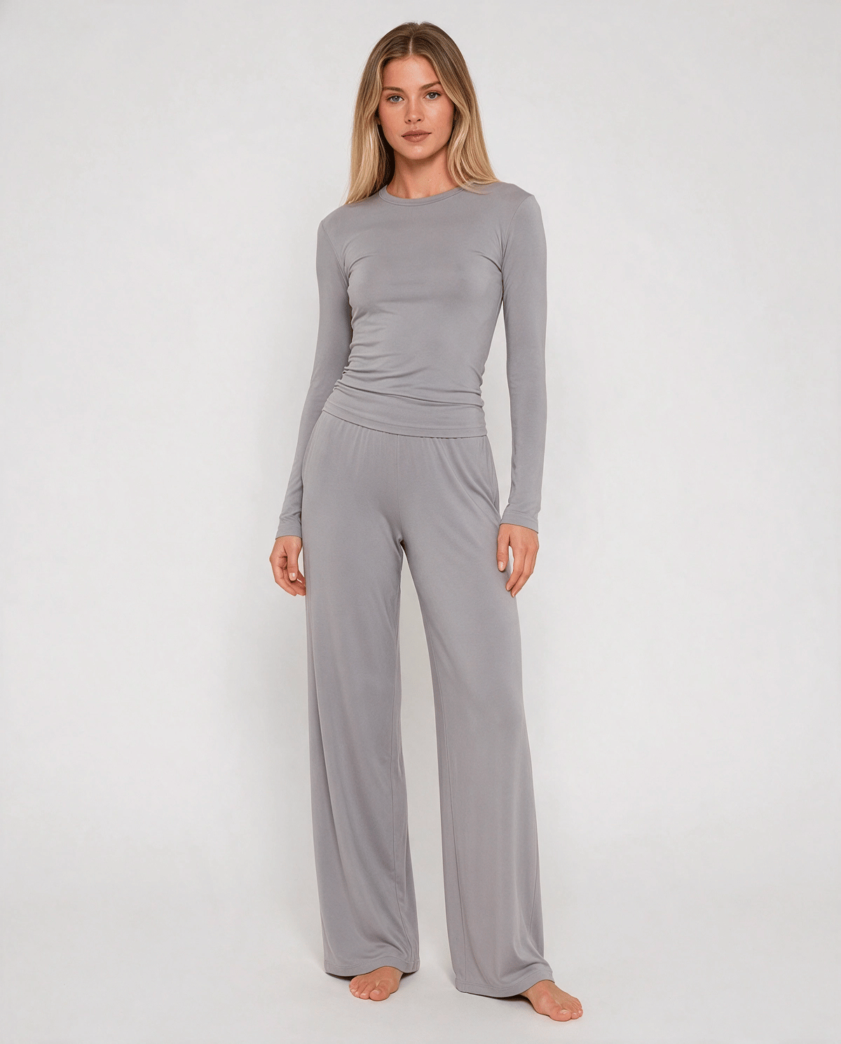 Jersey Longsleeve Loungewear Set Dam