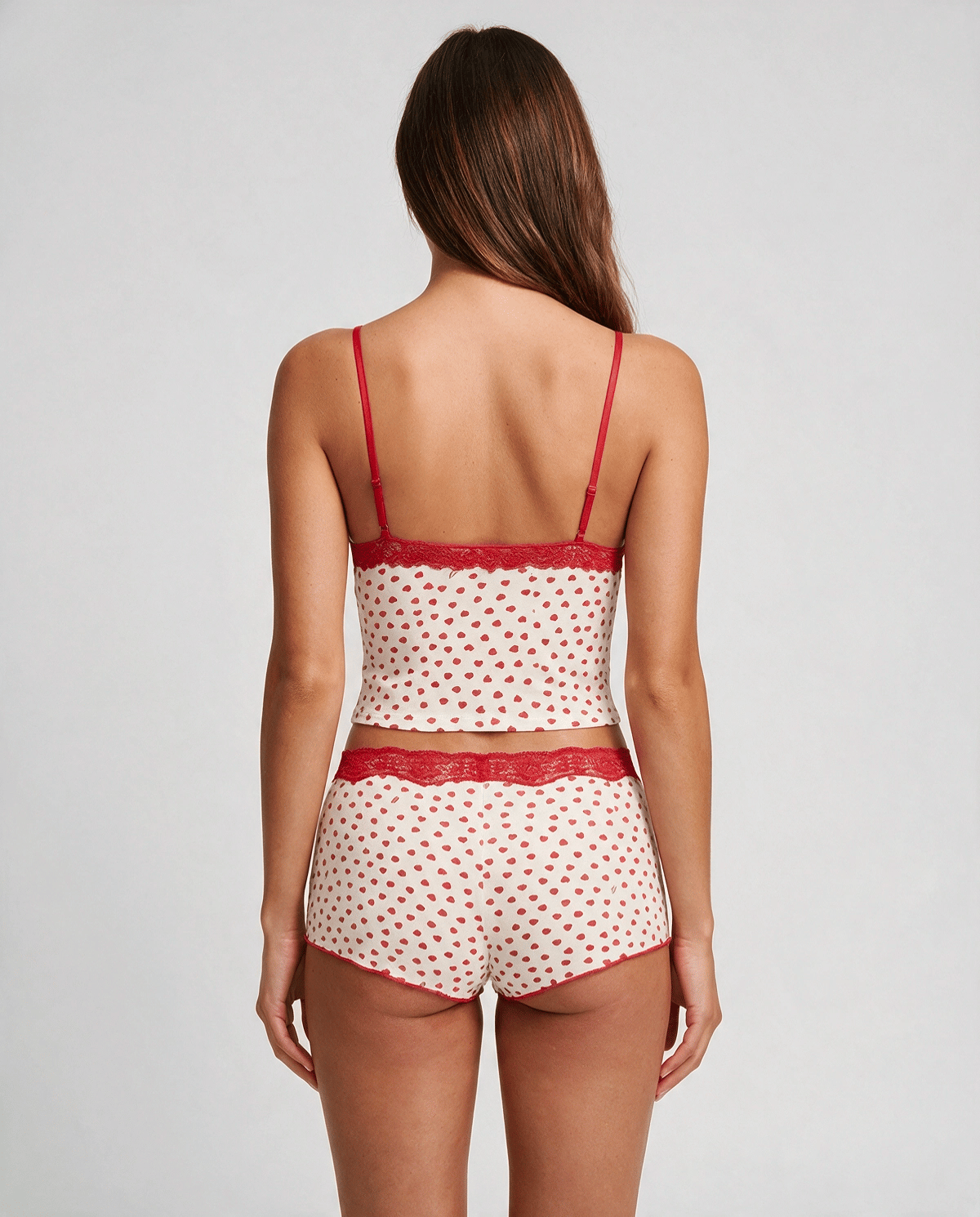 Pyjamas Set Shorts och Linne Dam