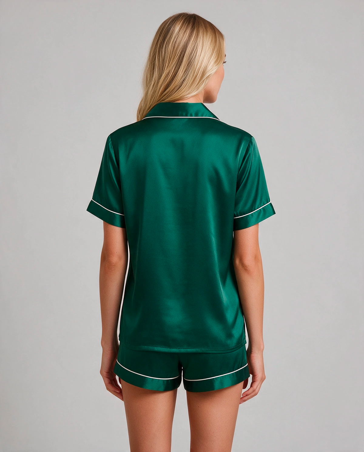 Silke Satin Shorts Pyjamas Set Dam