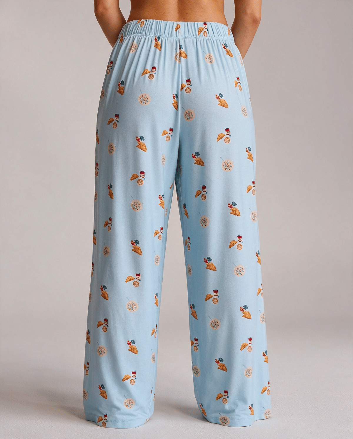 Mönstrat Skjortpyjamas Set Dam