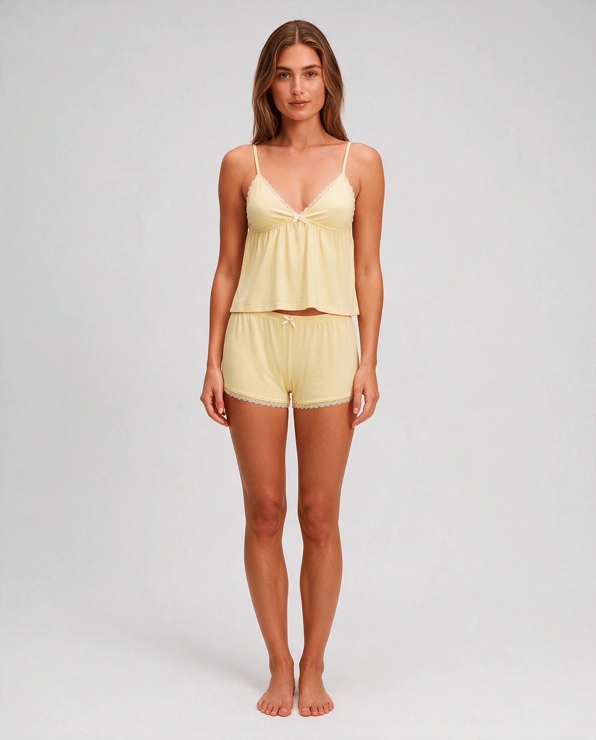 Mjukt Babydoll Pyjamas Set Dam